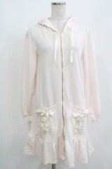 Ank Rouge / パーカーワンピース M ピンク H-25-08-21-057-CA-OP-NS-ZH