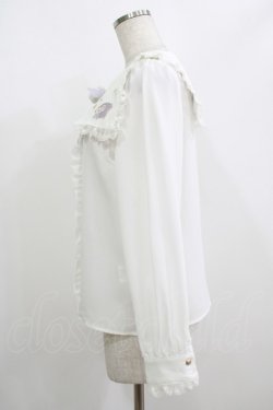画像2: Amavel / Sleeping Sheepスクエアカラーブラウス Free オフ H-25-08-21-059-CA-BL-NS-ZH