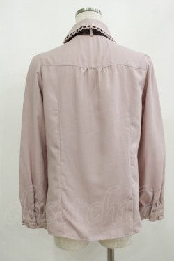 画像3: axes femme / 巻きバラ付きブラウス M ピンク H-25-08-21-060-AX-BL-NS-ZH