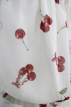 画像4: Ank Rouge / ハートロゴギンガムチェリーシフォンフリルトップス M ピンク H-25-08-21-062-CA-TO-NS-ZH