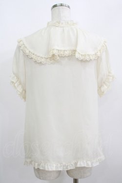 画像3: axes femme / ビッグフリルフェミニンブラウス M 生成り H-25-08-21-066-AX-BL-NS-ZH