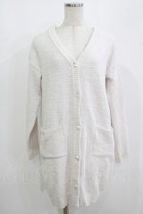 Ank Rouge / ロングカーディガン M ピンク H-25-08-21-068-CA-TO-NS-ZH