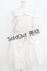 Ank Rouge / オフショルワンピース M ピンク H-25-08-21-008-CA-OP-NS-ZH
