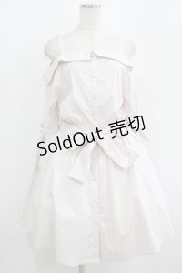 Ank Rouge / オフショルワンピース M ピンク H-25-08-21-008-CA-OP-NS-ZH