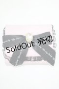 Ank Rouge / ビジューリボン財布  ピンク H-25-08-21-079-CA-ZA-NS-ZH