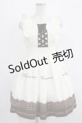 Ank Rouge / ホイップショコラフリル袖ワンピース M アイボリー H-25-08-21-009-CA-OP-NS-ZH