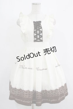 画像1: Ank Rouge / ホイップショコラフリル袖ワンピース M アイボリー H-25-08-21-009-CA-OP-NS-ZH