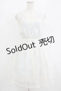 axes femme POETIQUE / レーシーミルフィーユワンピース M サックス H-25-08-21-013-AX-OP-NS-ZH