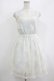 画像1: axes femme POETIQUE / レーシーミルフィーユワンピース M サックス H-25-08-21-013-AX-OP-NS-ZH (1)