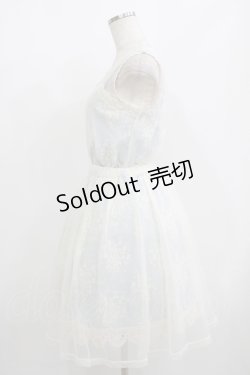 画像2: axes femme POETIQUE / レーシーミルフィーユワンピース M サックス H-25-08-21-013-AX-OP-NS-ZH