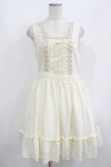 axes femme / レースアップカットワンピース M 生成り H-25-08-21-016-AX-OP-NS-ZH