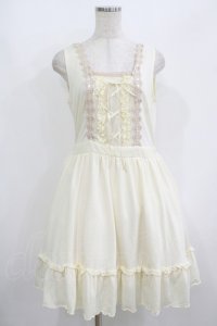 axes femme / レースアップカットワンピース M 生成り H-25-08-21-016-AX-OP-NS-ZH