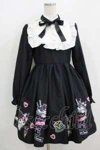 Jamie エーエヌケー / クロミコラボワンピース M ブラック H-25-08-21-021-LO-OP-NS-ZH