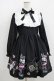 画像1: Jamie エーエヌケー / クロミコラボワンピース M ブラック H-25-08-21-021-LO-OP-NS-ZH (1)