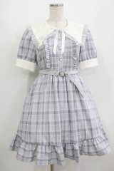 DearMyLove / シナモロールコラボ シナモロール学園ワンピース M サックス H-25-08-21-022-EL-OP-NS-ZH