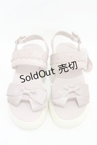 m petit by misako / AMリボンスニーカーサンダル LL ピンク H-25-08-22-001-LO-SH-NS-ZH