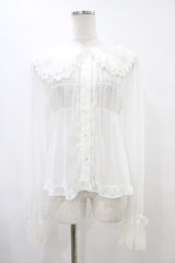 BABY,THE STARS SHINE BRIGHT / シフォンベビードールブラウス Free オフ H-25-08-22-036-BA-BL-NS-ZH