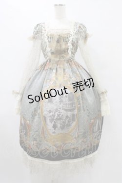 画像1: BABY,THE STARS SHINE BRIGHT / Julietのためのソネット〜Romantic Irony入りの恋薬〜柄ワンピース Free ブラック H-25-08-22-038-BA-OP-NS-ZH