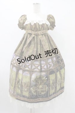 画像1: ALICE and the PIRATES / ラグナロク〜世界の終わりの物語〜柄ワンピース Free ブラウン H-25-08-22-039-PA-OP-NS-ZH