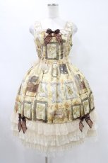 画像1: BABY,THE STARS SHINE BRIGHT / mon petit chouchou柄ドールジャンパースカート Free 生成り H-25-08-22-040-BA-OP-NS-ZH (1)