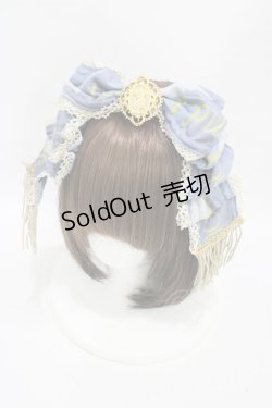 画像1: ALICE and the PIRATES / 星空の天幕と秘密のサーカス団柄タッセルバレッタ  ブルー H-25-08-22-006-PA-AC-NS-ZH