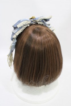 画像2: ALICE and the PIRATES / 星空の天幕と秘密のサーカス団柄タッセルバレッタ  ブルー H-25-08-22-006-PA-AC-NS-ZH