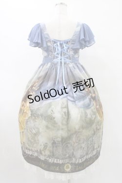画像2: ALICE and the PIRATES / 星空の天幕と秘密のサーカス団柄ワンピース Free ブルー H-25-08-22-049-PA-OP-NS-ZH
