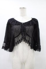 BABY,THE STARS SHINE BRIGHT / Classy Roseラメケープ風ボレロ Free ブラック H-25-08-22-053-BA-TO-NS-ZH