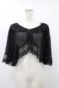 BABY,THE STARS SHINE BRIGHT / Classy Roseラメケープ風ボレロ Free ブラック H-25-08-22-053-BA-TO-NS-ZH