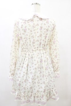 画像2: Ank Rouge / マイスウィートピアノコラボ総柄ワンピース M オフ H-25-08-22-1017-CA-OP-NS-ZH