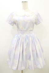Ank Rouge / Day Dream Fantasy衿レースワンピース M ラベンダー H-25-08-22-1019-CA-OP-NS-ZH