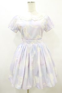 Ank Rouge / Day Dream Fantasy衿レースワンピース M ラベンダー H-25-08-22-1019-CA-OP-NS-ZH