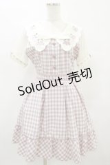 LIZ LISA / ストロベリーレースギンガムワンピース Free ピンク H-25-08-22-1021-LO-OP-NS-ZH