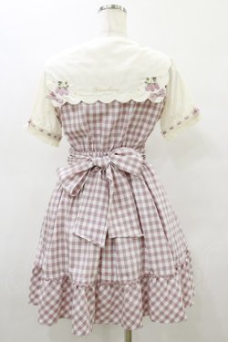 画像2: LIZ LISA / ストロベリーレースギンガムワンピース Free ピンク H-25-08-22-1021-LO-OP-NS-ZH