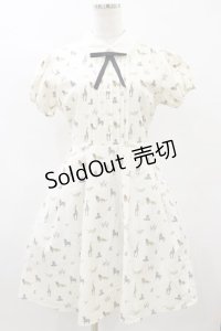 Ank Rouge / ライオン・キング総柄ワンピース M オフ H-25-08-22-1022-CA-OP-NS-ZH