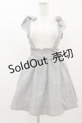 Ank Rouge / グレンチェックサススカート M ブラック H-25-08-22-1027-CA-SK-NS-ZH
