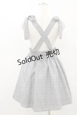 画像2: Ank Rouge / グレンチェックサススカート M ブラック H-25-08-22-1027-CA-SK-NS-ZH