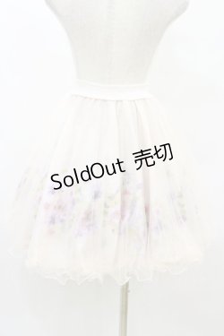 画像2: axes femme POETIQUE / パンジー柄スカート M ピンク H-25-08-22-1028-AX-SK-NS-ZH