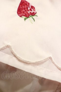 画像3: Ank Rouge / ストロベリー刺繍ローンスカート M ピンク H-25-08-22-1033-CA-SK-NS-ZH