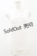 LIZ LISA / スカラップ襟刺繍タンクトップ Free ピンク H-25-08-22-1038-LO-TO-NS-ZH