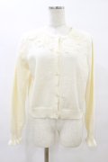 m petit by misako / AM バラレースニットカーディガン LL オフ H-25-08-22-1039-LO-TO-NS-ZH