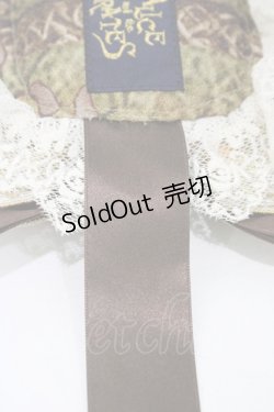 画像3: ALICE and the PIRATES / ラグナロク〜世界の終わりの物語〜柄ヘッドドレス  ブラウン H-25-08-22-014-PA-AC-NS-ZH