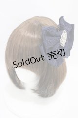 ALICE and the PIRATES / ロージアエンプレスリボンバレッタ  ネイビー H-25-08-22-015-PA-AC-NS-ZH