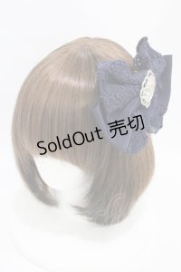 ALICE and the PIRATES / ロージアエンプレスリボンバレッタ  ネイビー H-25-08-22-015-PA-AC-NS-ZH