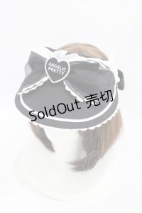 Angelic Pretty / Toy's Donut Dinerサンバイザー  ブラック H-25-08-22-002-AP-AC-NS-ZH