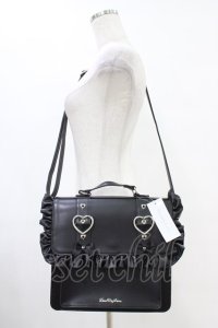 DearMyLove / ときめきハートフリルショルダー痛バッグ  ブラック H-25-08-22-026-EL-BG-NS-ZH