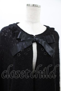 画像4: BABY,THE STARS SHINE BRIGHT / BABYお花透かしケープ Free ブラック H-25-08-22-031-BA-TO-NS-ZH