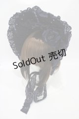 ALICE and the PIRATES / Poison de l'amour柄ボンネット  ネイビー H-25-08-22-004-PA-AC-NS-ZH