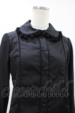 画像4: Angelic Pretty / Happyポンポンブラウス Free ブラック H-25-08-22-034-AP-BL-NS-ZH