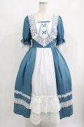 Chalmiere / シュエットワンピース M ブルー H-25-08-23-003-PU-OP-NS-ZH